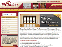 Tablet Screenshot of baystatewindows.com